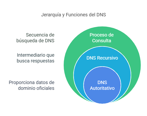 Jerarquía y Funciones del DNS